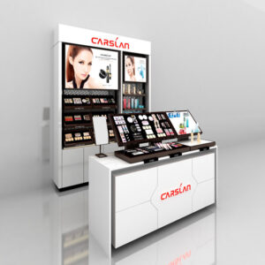 Gorgeous Cosmetic Display Counter | Cosmetic Display Showcase