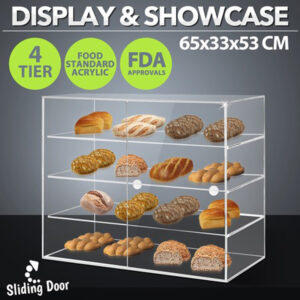 Luxury Pastry Display Cases | Custom Acrylic Bread Display