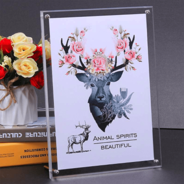 Luxury Acrylic Photo Frames Wall Mount For Top Acrylic Sign Holder For Wall